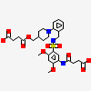 4-{[1-(2-{[({5-[(3-carboxypropanoyl)amino]-2,4-dimethoxyphenyl}sulfonyl)amino]methyl}phenyl)piperidin-4-yl]methoxy}-4-oxobutanoic acid