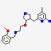 6-{[(3S,4S)-4-{2-[(2-methoxybenzyl)amino]ethoxy}pyrrolidin-3-yl]methyl}-4-methylpyridin-2-amine