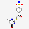 4-{[(4-methyl-6-oxo-1,6-dihydropyrimidin-2-yl)sulfanyl]acetyl}benzenesulfonamide