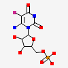 6-amino-5-fluorouridine 5'-(dihydrogen phosphate)