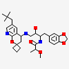 (2r)-n-((2s,3r)-1-(benzo[d][1,3]dioxol-5-yl)-3-hydroxy-4-((s)-6'-neopentyl-3',4'-dihydrospiro[cyclobutane-1,2'-pyrano[2,3-b]pyridine]-4'-ylamino)butan-2-yl)-2-methoxypropanamide