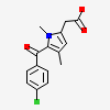 [5-(4-chlorobenzoyl)-1,4-dimethyl-1H-pyrrol-2-yl]acetic acid