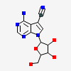 4-amino-7-(beta-D-ribofuranosyl)-7H-pyrrolo[2,3-d]pyrimidine-5-carbonitrile