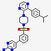 5-{3-[(4-{3-[4-(1-methylethyl)phenyl]pyrazin-2-yl}piperazin-1-yl)sulfonyl]phenyl}pyrimidin-2-amine