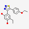 4-[5-(4-Ethoxyphenyl)-1,2,3-Thiadiazol-4-Yl]-6-Ethylbenzene-1,3-Diol