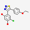 4-Chloro-6-[5-(4-Ethoxyphenyl)-1,2,3-Thiadiazol-4-Yl Benzene-1,3-Diol