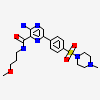 3-AMINO-N-(3-METHOXYPROPYL)-6-{4-[(4-METHYLPIPERAZIN-1-YL)SULFONYL]PHENYL}PYRAZINE-2-CARBOXAMIDE
