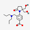 4-[2,2-bis(hydroxymethyl)-5-oxopyrrolidin-1-yl]-3-[(dipropylamino)methyl]benzoic acid