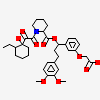{3-[(1R)-3-(3,4-dimethoxyphenyl)-1-({[(2S)-1-{[(1R,2S)-2-ethyl-1-hydroxycyclohexyl](oxo)acetyl}piperidin-2-yl]carbonyl}oxy)propyl]phenoxy}acetic acid
