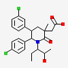{(3R,5R,6S)-5-(3-chlorophenyl)-6-(4-chlorophenyl)-1-[(2S,3S)-2-hydroxypentan-3-yl]-3-methyl-2-oxopiperidin-3-yl}acetic acid