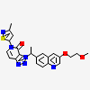 3-{(1S)-1-[3-(2-methoxyethoxy)quinolin-6-yl]ethyl}-5-(3-methyl-1,2-thiazol-5-yl)-3,5-dihydro-4H-[1,2,3]triazolo[4,5-c]pyridin-4-one