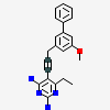 6-ethyl-5-[3-(5-methoxybiphenyl-3-yl)prop-1-yn-1-yl]pyrimidine-2,4-diamine