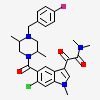 2-(6-chloro-5-{[(2R,5S)-4-(4-fluorobenzyl)-2,5-dimethylpiperazin-1-yl]carbonyl}-1-methyl-1H-indol-3-yl)-N,N-dimethyl-2-oxoacetamide