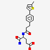 N~2~-{3-[4-(5-methylthiophen-2-yl)phenyl]propanoyl}-L-alpha-glutamine