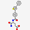 N~2~-[4-(4-phenylthiophen-2-yl)benzoyl]-L-alpha-glutamine