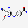 4-[(4-amino-5-cyano-6-ethoxypyridin-2-yl)amino]benzamide