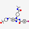 4-fluoro-N-{(2E)-6-{[4-(2-hydroxypropan-2-yl)piperidin-1-yl]methyl}-1-[cis-4-(propan-2-ylcarbamoyl)cyclohexyl]-1,3-dihydro-2H-benzimidazol-2-ylidene}benzamide