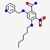 4-(hexylamino)-5-nitro-2-[(pyridin-3-ylmethyl)amino]benzamide