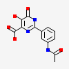 2-[3-(acetylamino)phenyl]-5-hydroxy-6-oxo-1,6-dihydropyrimidine-4-carboxylic acid