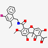 (9aS)-8-acetyl-N-[(2-ethyl-4-fluoronaphthalen-1-yl)methyl]-1,7-dihydroxy-3-methoxy-9a-methyl-9-oxo-9,9a-dihydrodibenzo[b,d]furan-4-carboxamide
