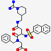 {benzyl-[(S)-3-[((S)-1-Carbamimidoyl-Piperidin-3-Ylmethyl)-Carbamoyl]-2-(Naphthalene-2-Sulfonylamino)-Propionyl]-Amino}-Acetic Acid