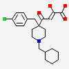 (Z)-4-[4-[(4-chlorophenyl)methyl]-1-(cyclohexylmethyl)piperidin-4-yl]-2-oxidanyl-4-oxidanylidene-but-2-enoic acid