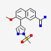 7-METHOXY-8-[1-(METHYLSULFONYL)-1H-PYRAZOL-4-YL]NAPHTHALENE-2-CARBOXIMIDAMIDE