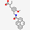 (2S)-2-(4-methoxy-3-{[(pyren-1-ylcarbonyl)amino]methyl}benzyl)butanoic acid