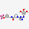 (3S)-N-[3-(trifluoromethoxy)benzyl]-1-{2-[(3,4,5-trimethoxyphenyl)amino]pyrimidin-4-yl}piperidine-3-carboxamide