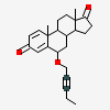 (6alpha,8alpha)-6-(pent-2-yn-1-yloxy)androsta-1,4-diene-3,17-dione