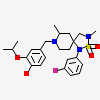 4-{[(5r,7s)-1-(3-Fluorophenyl)-3,7-Dimethyl-2,2-Dioxido-2-Thia-1,3,8-Triazaspiro[4.5]dec-8-Yl]methyl}-2-(Propan-2-Yloxy)phenol