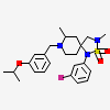 (5r,7s)-1-(3-Fluorophenyl)-3,7-Dimethyl-8-[3-(Propan-2-Yloxy)benzyl]-2-Thia-1,3,8-Triazaspiro[4.5]decane 2,2-Dioxide