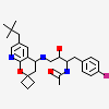 N-((2s,3r)-1-(4-Fluorophenyl)-3-Hydroxy-4-((6'-Neopentyl-3',4'-Dihydrospiro[cyclobutane-1,2'-Pyrano[2,3-B]pyridin]-4'-Yl)amino)butan-2-Yl)acetamide