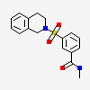 3-(3,4-dihydroisoquinolin-2(1H)-ylsulfonyl)-N-methylbenzamide