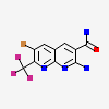 2-amino-6-bromo-7-(trifluoromethyl)-1,8-naphthyridine-3-carboxamide