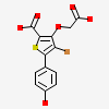 4-BROMO-3-(CARBOXYMETHOXY)-5-(4-HYDROXYPHENYL)THIOPHENE-2-CARBOXYLIC ACID