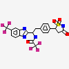 N-{(1S)-2-{4-[(5R)-1,1-DIOXIDO-3-OXOISOTHIAZOLIDIN-5-YL]PHENYL}-1-[5-(TRIFLUOROMETHYL)-1H-BENZIMIDAZOL-2-YL]ETHYL}-2,2,2-TRIFLUOROACETAMIDE