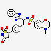N-[(1S)-1-(1H-BENZIMIDAZOL-2-YL)-2-{4-[(5S)-1,1-DIOXIDO-3-OXOISOTHIAZOLIDIN-5-YL]PHENYL}ETHYL]-4-METHYL-3,4-DIHYDRO-2H-1,4-BENZOXAZINE-7-SULFONAMIDE