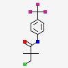 3-CHLORO-2,2-DIMETHYL-N-[4-(TRIFLUOROMETHYL)PHENYL]PROPANAMIDE