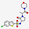 6-CHLORO-N-{(3S)-1-[(1S)-1-METHYL-2-MORPHOLIN-4-YL-2-OXOETHYL]-2-OXOPYRROLIDIN-3-YL}-1-BENZOTHIOPHENE-2-SULFONAMIDE
