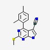 4-(2,4-dimethylphenyl)-2-(methylsulfanyl)-7H-pyrrolo[2,3-d]pyrimidine-5-carbonitrile