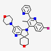 1'-[7-fluoro-3-methyl-2-(pyridin-2-yl)quinolin-4-yl]-6'-(morpholin-4-yl)-1',2,2',3,5,6-hexahydrospiro[pyran-4,3'-pyrrolo[3,2-b]pyridine]