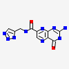2-amino-4-oxo-N-(1H-1,2,3-triazol-5-ylmethyl)-1,4-dihydropteridine-7-carboxamide