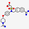 {[(7-carbamimidoylnaphthalen-2-yl)methyl][4-({1-[(1E)-ethanimidoyl]piperidin-4-yl}oxy)phenyl]sulfamoyl}acetic acid