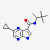2-cyclopropyl-N-[(2S)-3,3-dimethylbutan-2-yl]-5H-pyrrolo[2,3-b]pyrazine-7-carboxamide