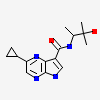 2-cyclopropyl-N-[(2S)-3-hydroxy-3-methylbutan-2-yl]-5H-pyrrolo[2,3-b]pyrazine-7-carboxamide