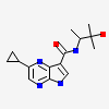 2-cyclopropyl-N-[(2R)-3-hydroxy-3-methylbutan-2-yl]-5H-pyrrolo[2,3-b]pyrazine-7-carboxamide