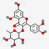 2-(3,4-dihydroxyphenyl)-5,7-dihydroxy-4-oxo-4H-chromen-3-yl 6-deoxy-alpha-L-mannopyranoside