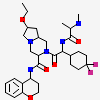 (3S,7R,8aR)-2-{(2S)-2-(4,4-difluorocyclohexyl)-2-[(N-methyl-L-alanyl)amino]acetyl}-N-[(4R)-3,4-dihydro-2H-chromen-4-yl]-7-ethoxyoctahydropyrrolo[1,2-a]pyrazine-3-carboxamide