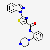 2-(1H-indazol-1-yl)-N-[2-(piperazin-1-yl)phenyl]-1,3-thiazole-4-carboxamide
